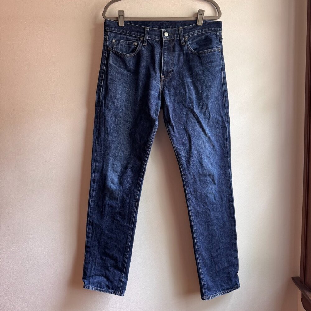 J.Crew Mens 34x34 (34x31.5 measured) 770 Jeans Kaihara Denim Straight Slim Fit